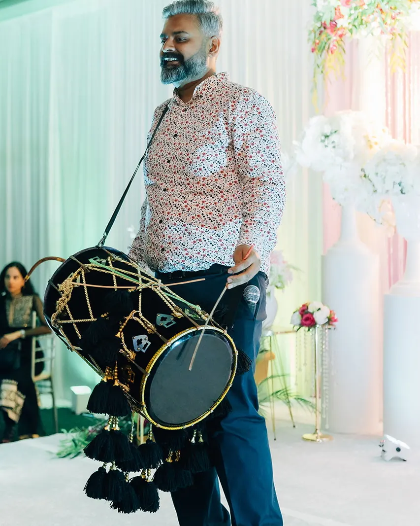 Dhol on stage